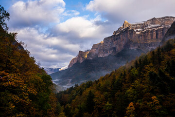 Autumn in Ordesa and Monte Perdido National Park, Spain