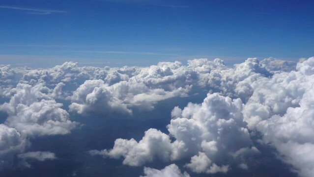 Flying above the clouds