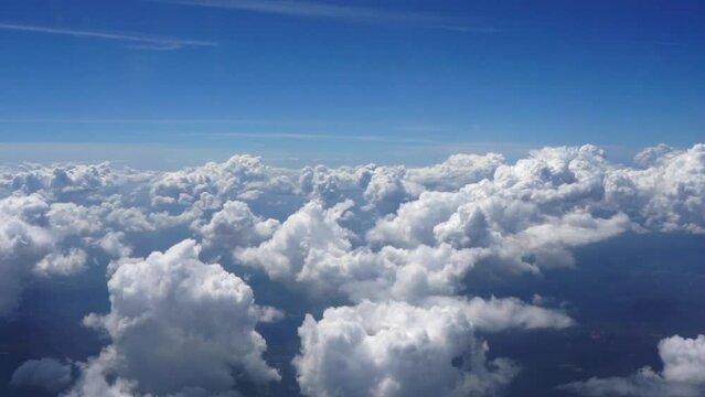 Flying above the clouds