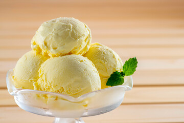 濃厚で美味しいミルクアイスクリーム