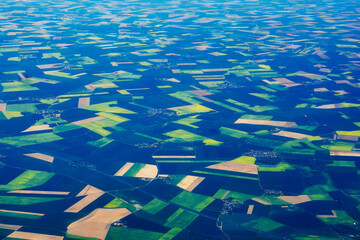 Obraz premium View of the sky from the plane/Vue du ciel depuis l'avion