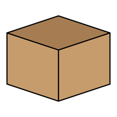 cardboard box icon