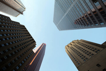 Fototapeta na wymiar Modern buildings in Downtown Toronto - Ontario - Canada