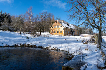 Winterwanderung im Schluckenauer Zipfel/Tschechien