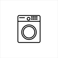 washing machine icon vector illustration symbol