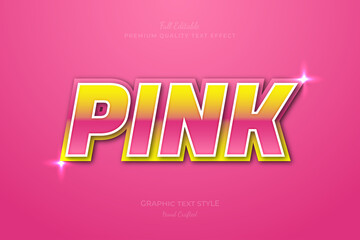Pink Gradient Editable Premium Text Effect