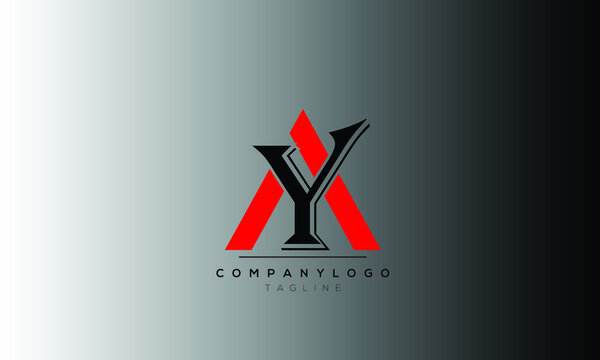  Alphabet letters Initials logo AY.