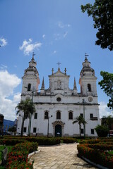 Belem Metropolitan Sé Cathedral, built by the Italian architect Antonio Jose Landi. Completed in 1782 with a Baroque facade.