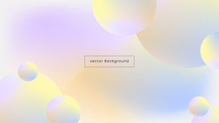 Trendy background with vibrant colors soft colors vector design