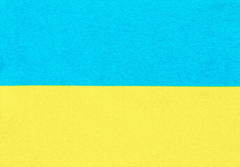Flag of Ukraine Close up. Flag symbols of Ukraine. Use for wallpapers, phone cases, cards, posters.