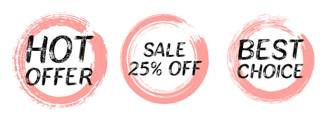 Hot offer 25% off sale best choice promo labels.