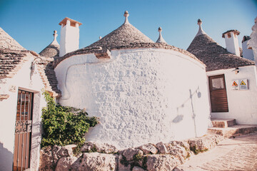 traditional trulli houses in Alberobello Apulia Italy
