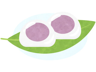 水まんじゅう　水彩風