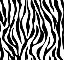 Zebra seamless vector pattern, fashionable print for clothes, paper, fabric.