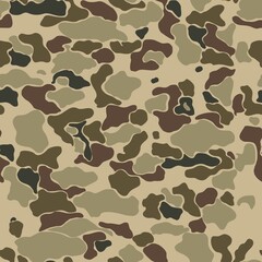 
Abstract camouflage vector background, sand pattern, repeat background. Army uniform. EPS - obrazy, fototapety, plakaty
