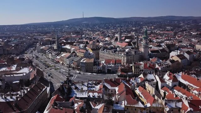 Aerial view of Sopron, Hungary