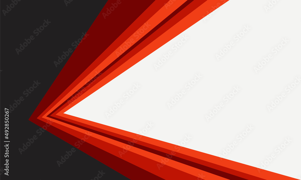 Poster minimalist background with gradient perspective line and with some copy space area