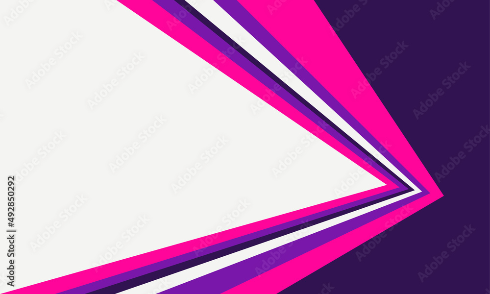 Poster minimalist background with gradient perspective line and with some copy space area