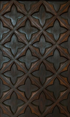 Vintage carved brown wood background	