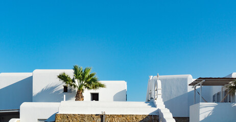 Greek Architecture. Cycladic, Whitewashed Buildings.