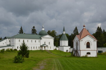 Fototapeta na wymiar Russia, Novgorod region, Iversky Valdai Monastery
