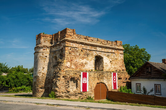 Tatar gate tower in Ostroh, Rivne region, Ukraine