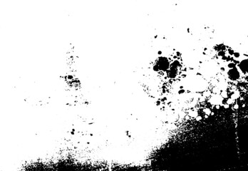 Rustic grunge vector texture with grain and stains. Abstract noise background. Weathered surface. Dirty and damaged. Detailed rough backdrop. Vector graphic illustration with transparent white. EPS10.