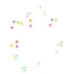 Social media marketing icons internet tags target