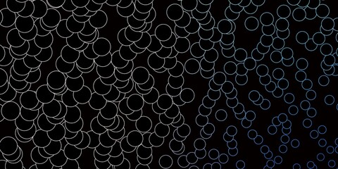 Dark Pink, Blue vector pattern with spheres.