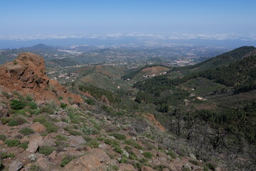 Fototapeta na wymiar Bergwelt auf Gran Canaria