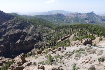 Berglandschaft am Pico de las Nieves auf Gran Canaria