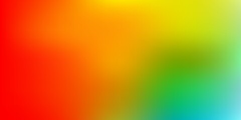 Light blue, yellow vector abstract blur template.