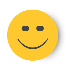 Fototapeta premium happy facial expression. customer service appraisal idea.