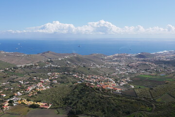 Blick auf Gran Canaria und auf das Meer