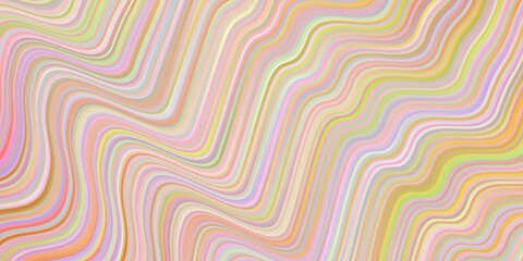 Light Pink, Yellow vector template with wry lines.