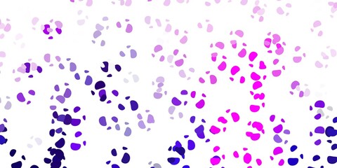 Light purple vector background with random forms.