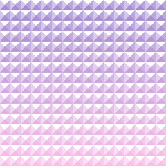Purple, pink, and white square pyramid 3d tiles. Abstract seamless pattern. 3d pyramid pattern background.
