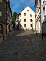 street in the town country