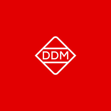 DDM letter design for logo and icon.vector illustration.