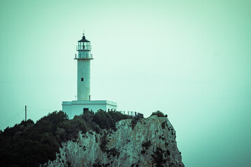 Summer in Leukada island in Greece. Long exposure shots during sunsets and aerial views of the...