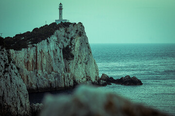 Summer in Leukada island in Greece. Long exposure shots during sunsets and aerial views of the...