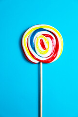 lollipop of different flavors with various colors