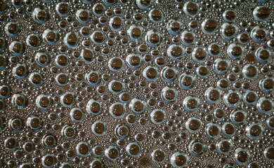 water drops on glass