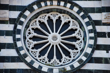 La chiesa di Sant'Andrea a Levanto, La Spezia, Liguria, Italia.