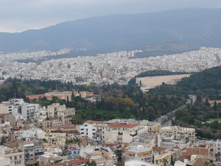 Greece. Athens is the capital of Greece. Panoramic view