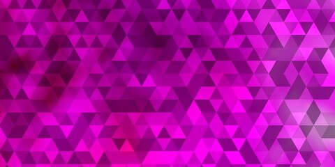 Light Pink vector layout with lines, triangles.