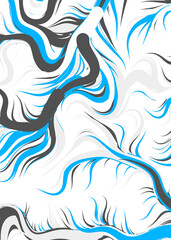 Abstract Perlin Noise Geometric Pattern generative computational art illustration