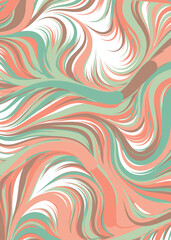 Obraz premium Abstract Perlin Noise Geometric Pattern generative computational art illustration