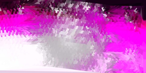 Light pink vector gradient polygon design.