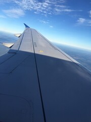 view from airplane window